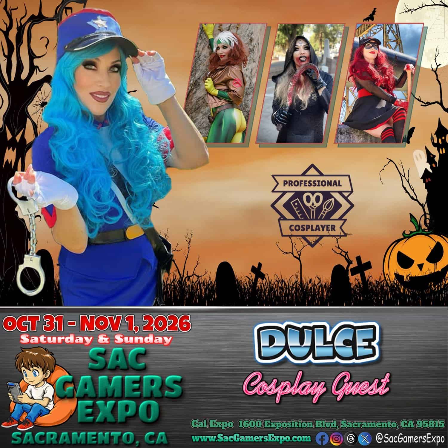 Cosplay Parade and Contest Coming to Sac Gamers Expo 2026 October 31